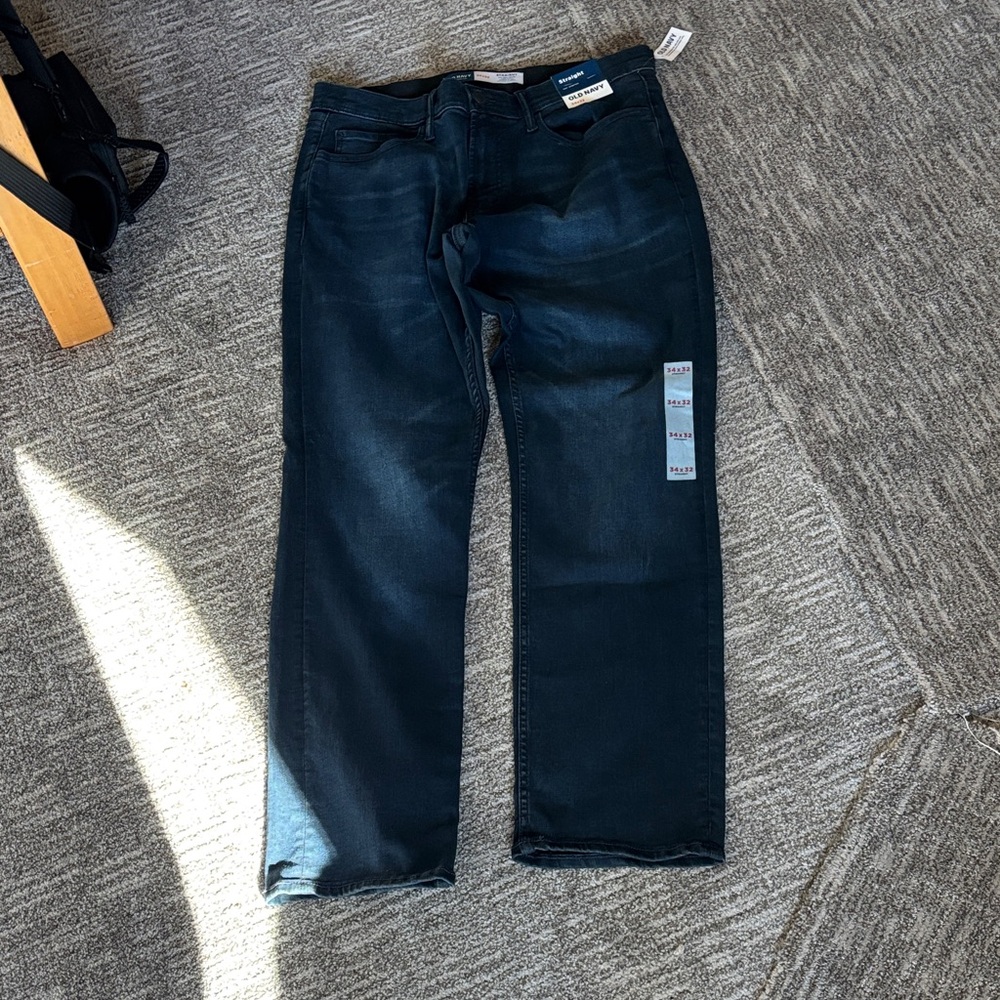 Old Navy Men's Dark Blue Relaxed Jeans- BRAND NEW!!!